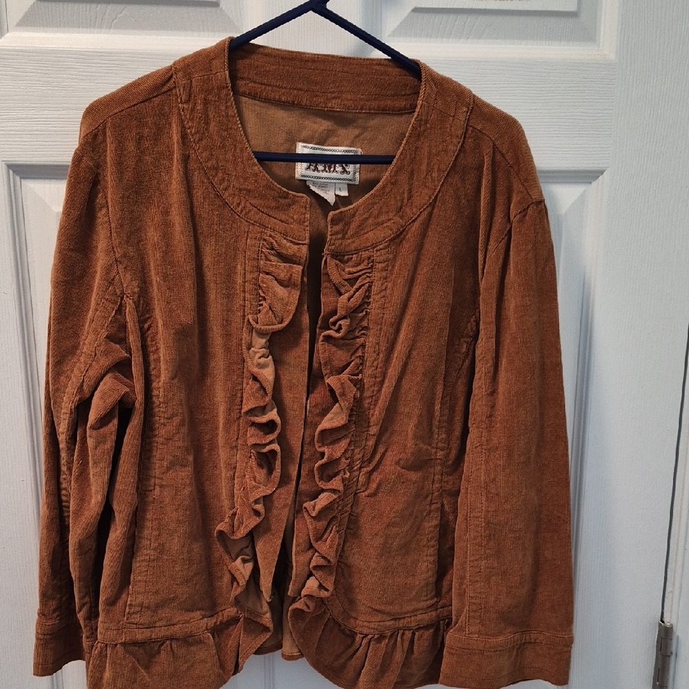 Elegant Ruffled Women's Blazer